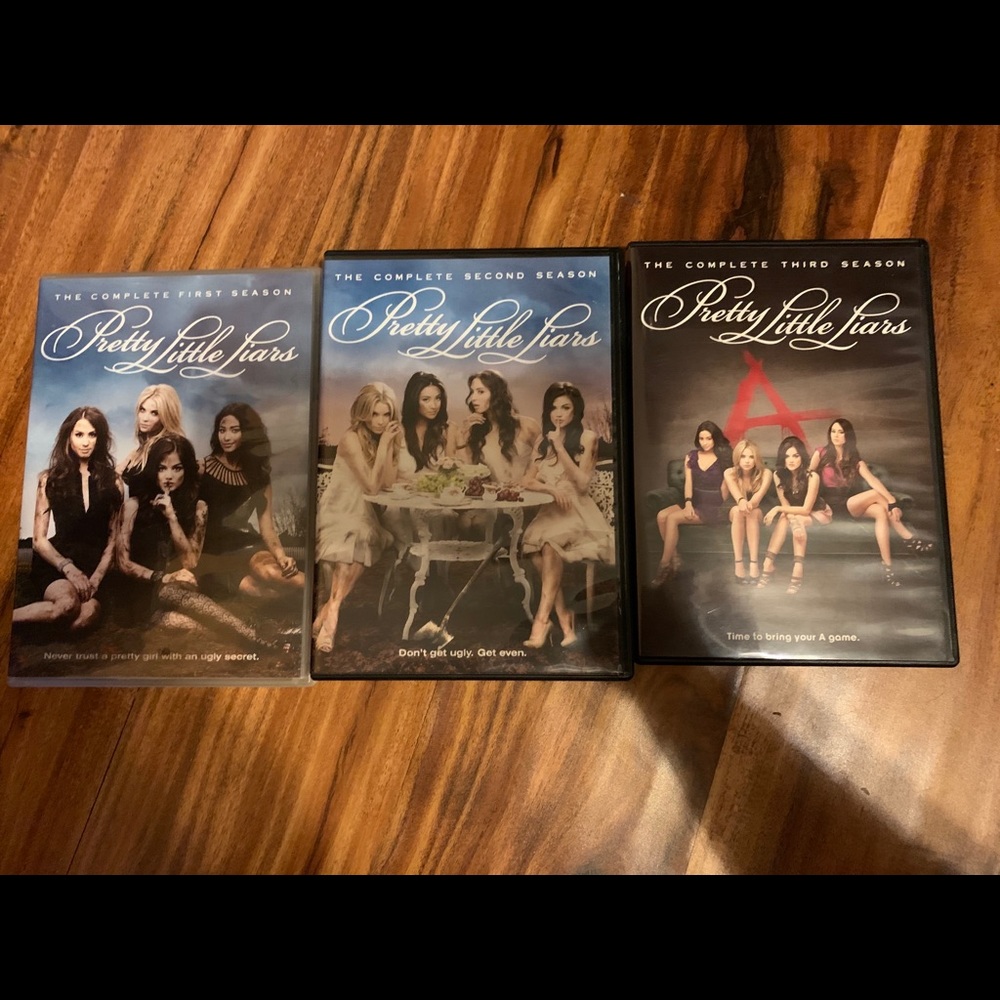FIRST THREE SEASONS OF PRETTY LITTLE LIARS ON DVD